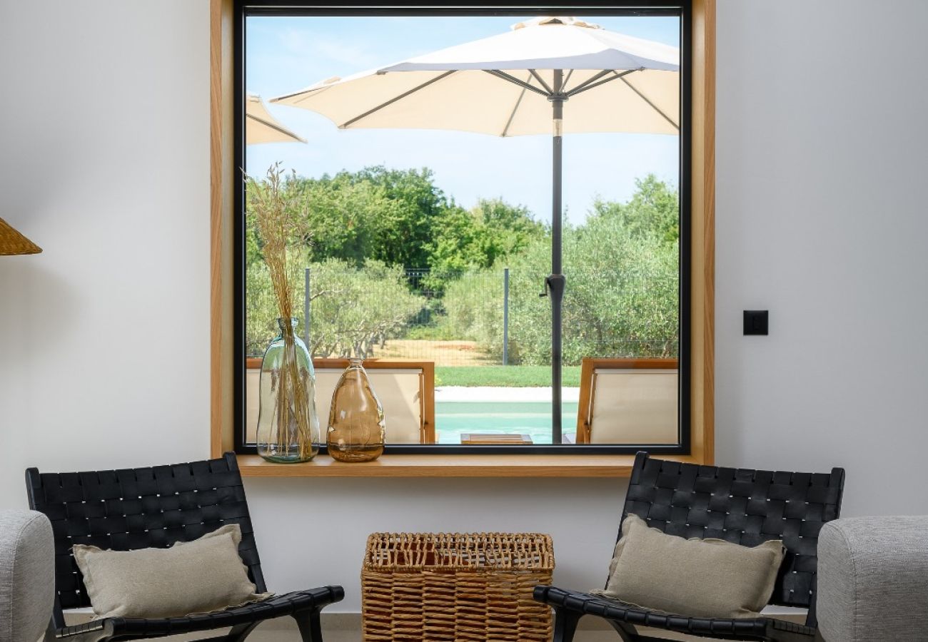 Villa in Štifanici - Casa Fiore Viola for 8 people with private heated pool & sea view