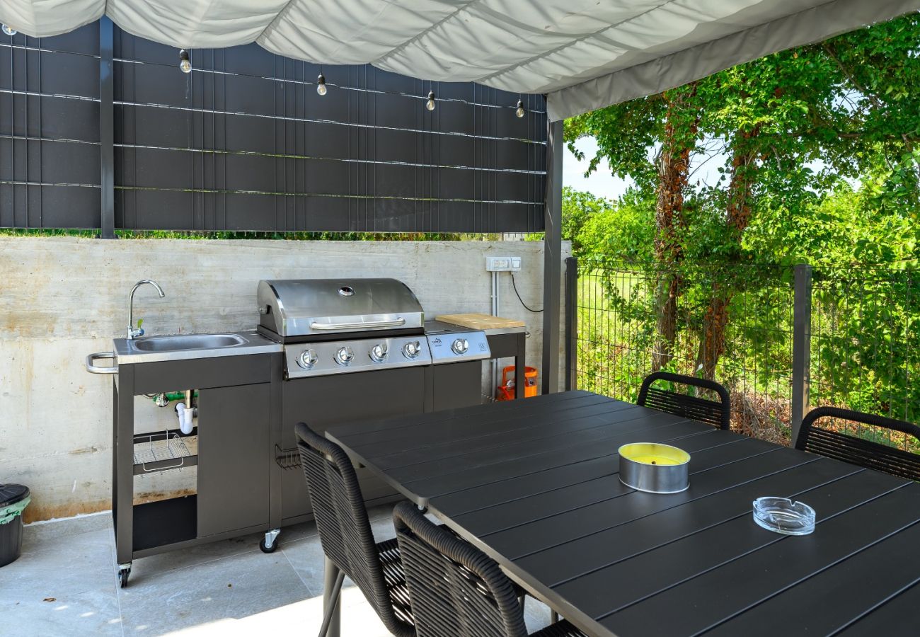 Villa in Štifanici - Casa Fiore Viola for 8 people with private heated pool & sea view