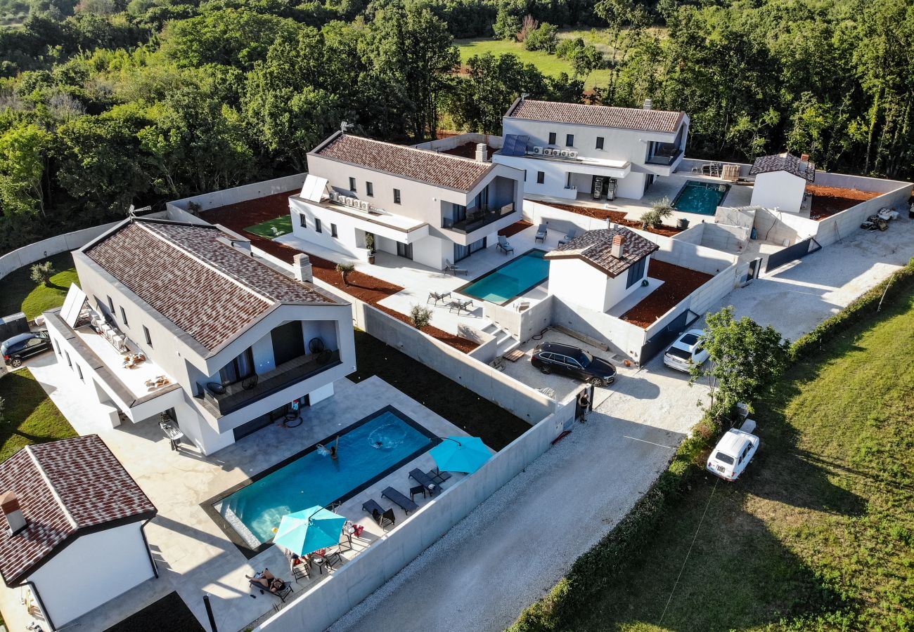 Villa in Rebici - Villa Istra Relax Smaragd for 8 people with heated pool & pet friendly only 800 m from the beach