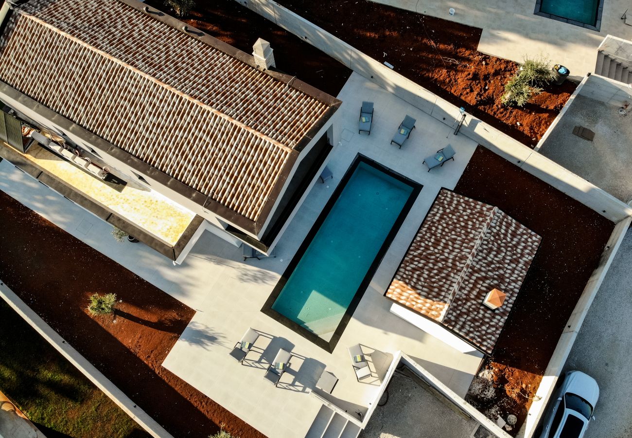 Villa in Rebici - Villa Istra Relax Smaragd for 8 people with heated pool & pet friendly only 800 m from the beach