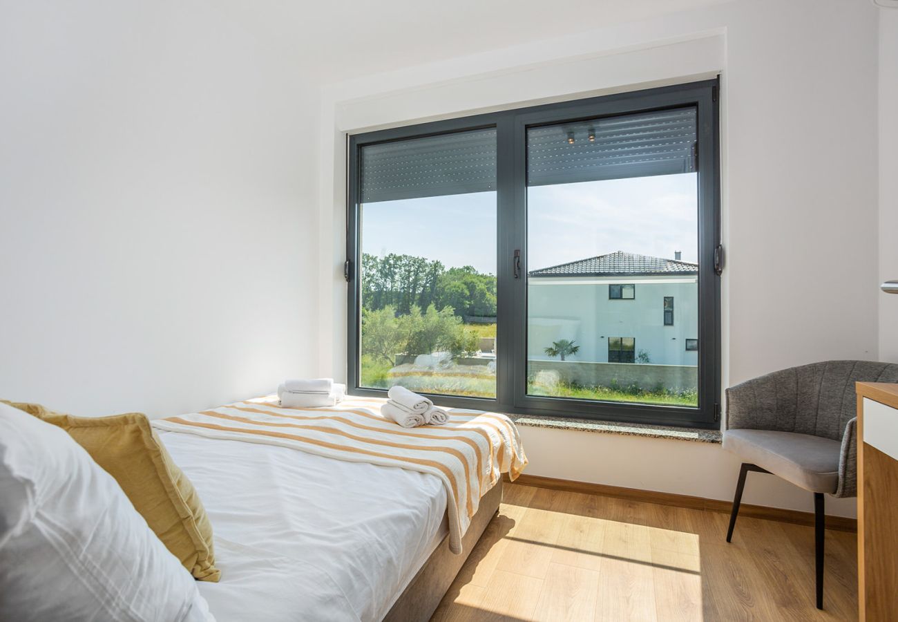 Villa in Malinska - Villa Larus on Island Krk for 6 people with sea view & only 500 m from the sea