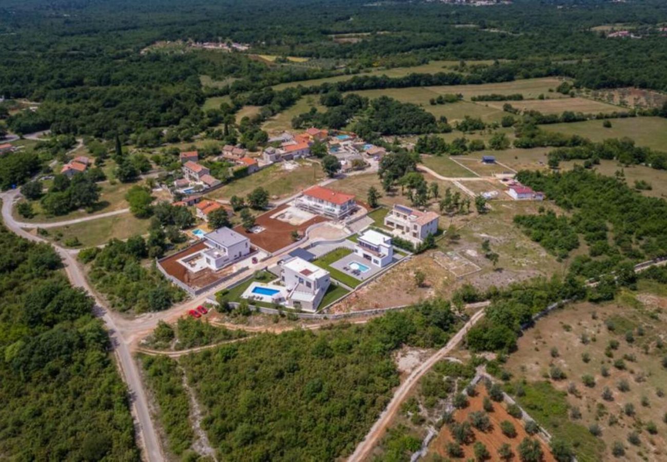 Villa in Juršici - Villa Ana Škicini for 10 people with private pool and sea view near Novigrad