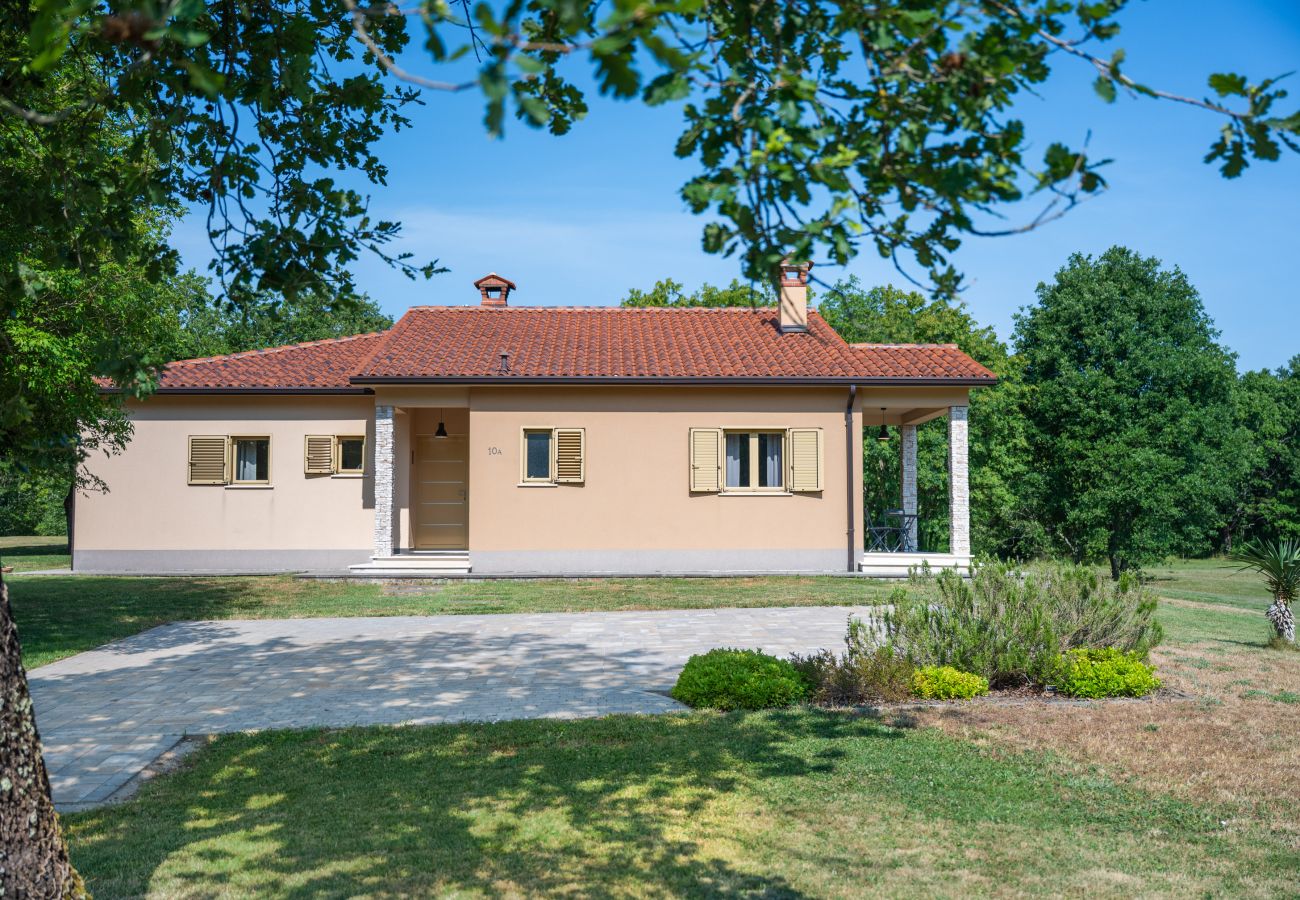Villa in Kraj Drage - Villa Aria Labin for 6 persons with private 32 m2 pool, kids playground and large garden 