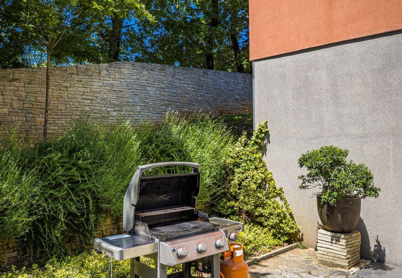 Villa in Modrušani - Villa Tre Colonne for 10 persons in Central Istria with 60 m2 private pool, mini golf & sauna 