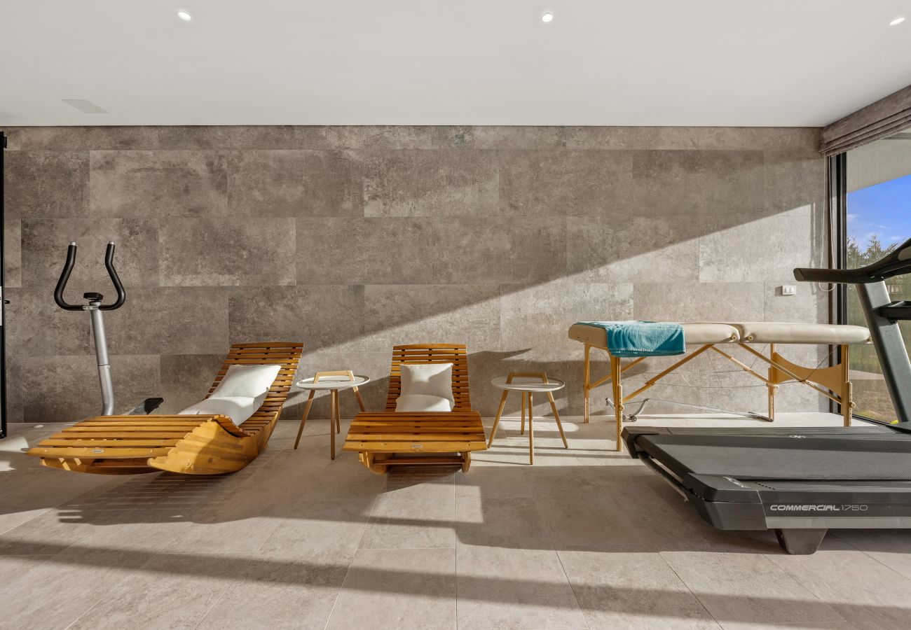 Villa in Brtonigla - Villa Miracle for 5 persons near Novigrad with wellness area, 50 m2 heated pool & sea view