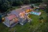 Villa in Prodol - Villa Lipa for 8 persons near Pula with 41 m2 heated pool, beautiful garden, sauna & kids playground
