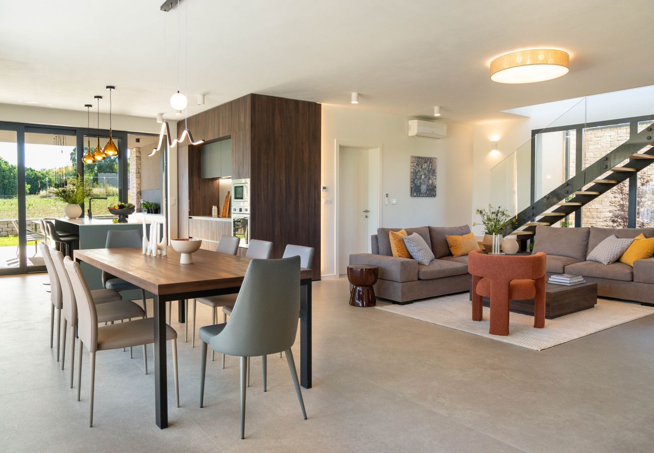 Villa in Kurili - Villa Natura Silente near Rovinj for 8 people with 40 m2 heated pool, sauna & jacuzzi 