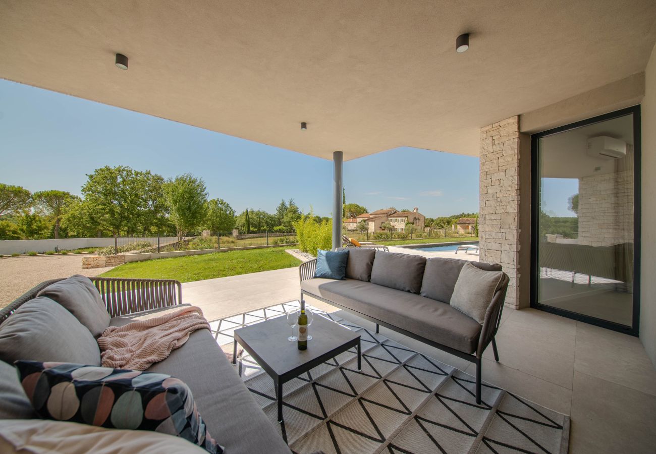 Villa in Kurili - Villa Natura Silente near Rovinj for 8 people with 40 m2 heated pool, sauna & jacuzzi 