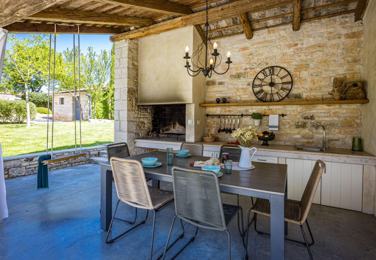 Villa in Kurili - Villa Kurili No14 near Rovinj for 7 persons with 34 m2 private pool & jacuzzi