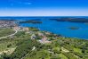 Villa in Pomer - Villa Pergosa near Medulin for 8 persons with 38 m2 pool, sea view - only 200 meters from beach