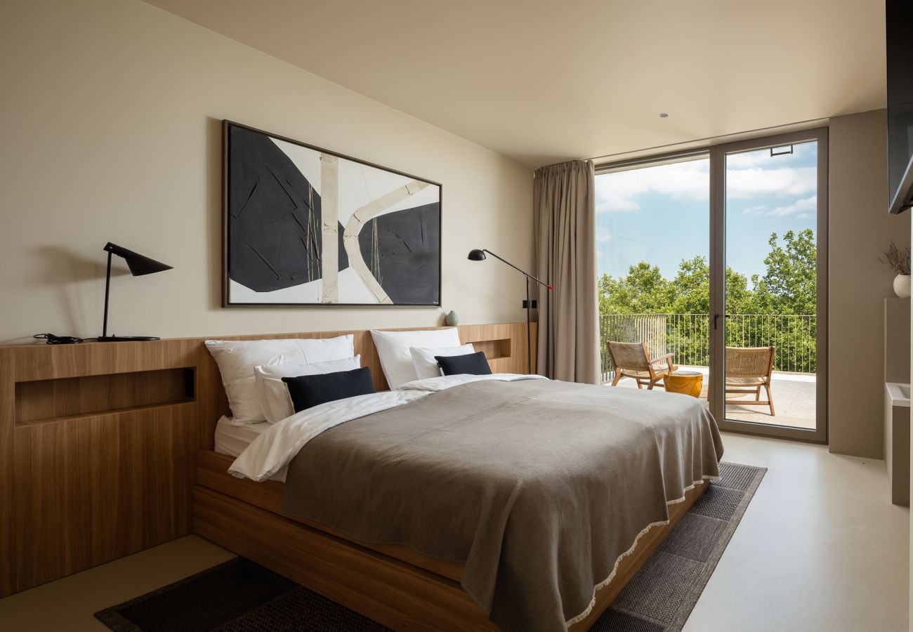 Villa in Brajkovici - Villa bOx in Central Istria for 14 persons with wellness, 54 m2 heated pool, & kids playground