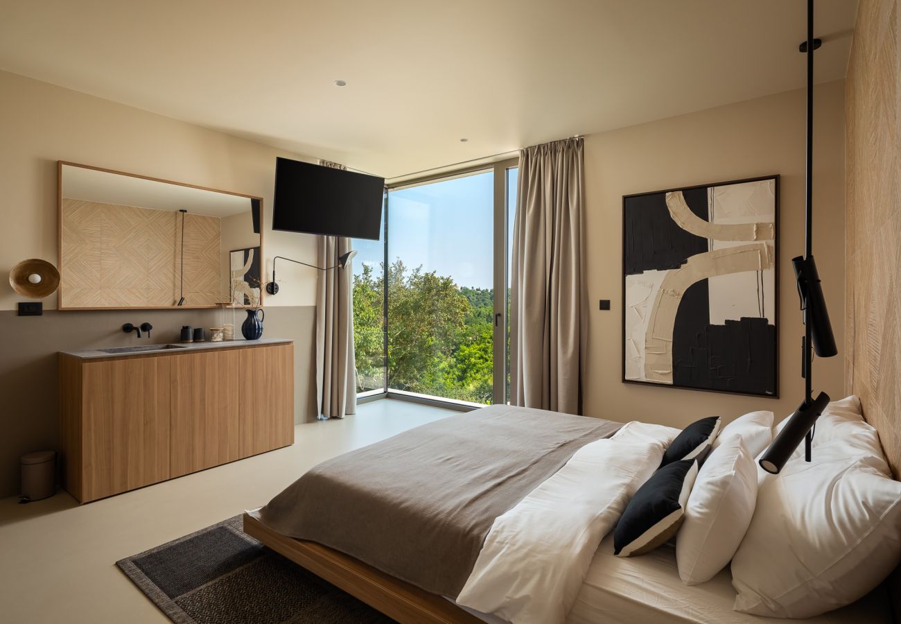 Villa in Brajkovici - Villa bOx in Central Istria for 14 persons with wellness, 54 m2 heated pool, & kids playground