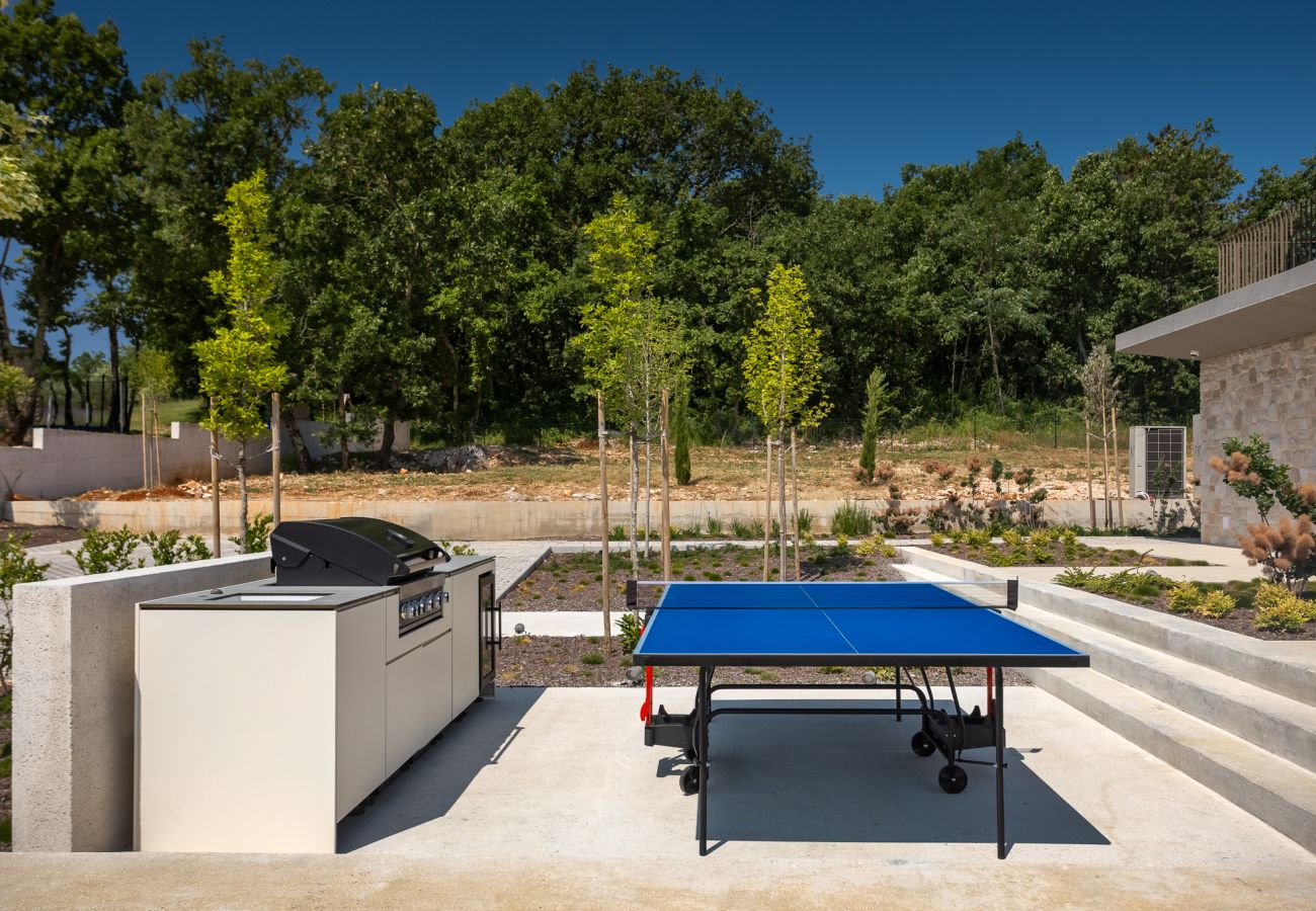 Villa in Brajkovici - Villa bOx in Central Istria for 14 persons with wellness, 54 m2 heated pool, & kids playground