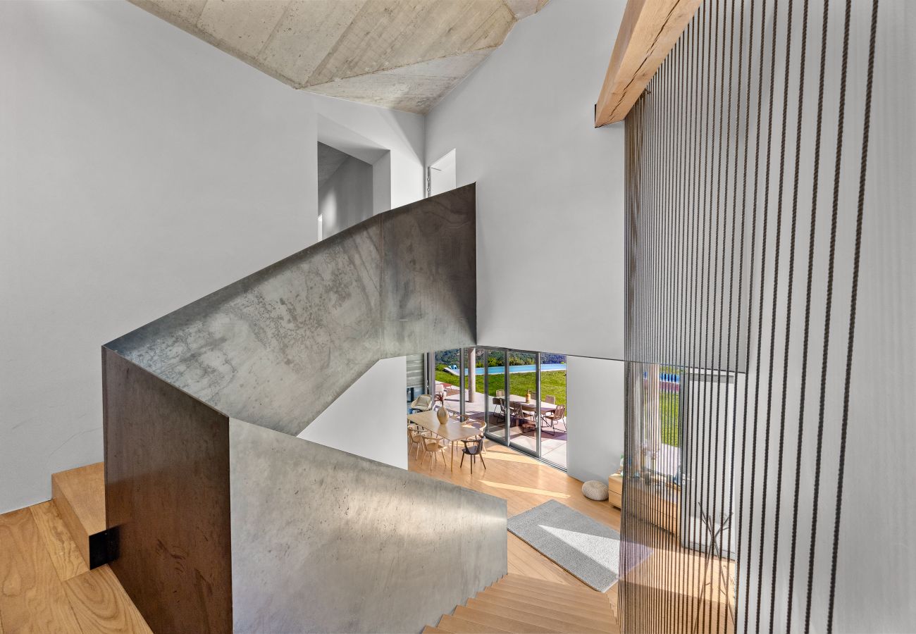 Villa in Pazin - Villa Vista Zamask for 7 persons near Motovun with 60 m2 heated pool, free bikes & panoramic view