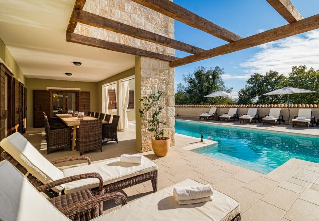 Villa a Sveti Kirin - Villa Rajana for 14 persons with kids playground & pool heating in Central Istria Villa a Sveti Kirin - Villa Rajana for 14 persons with kids playground & pool heating in Central Istria