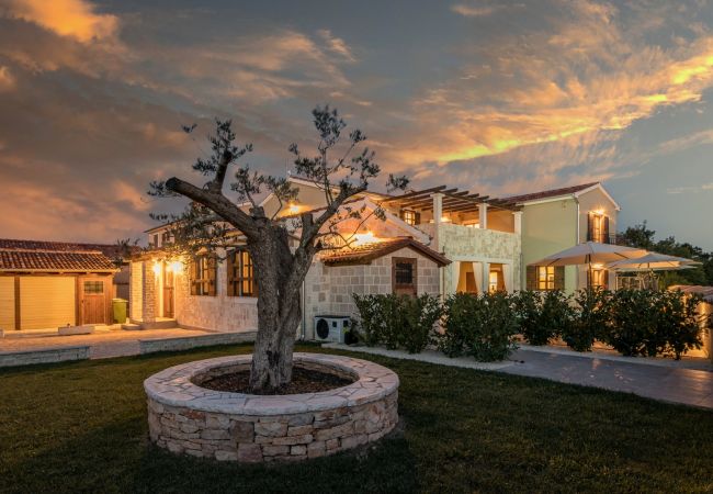 Villa a Sveti Kirin - Villa Rajana for 14 persons with kids playground & pool heating in Central Istria Villa a Sveti Kirin - Villa Rajana for 14 persons with kids playground & pool heating in Central Istria