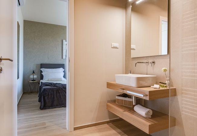 Villa a Vodnjan - Villa Arestea near Pula with heated pool, sea view, wellness & playground Villa a Vodnjan - Villa Arestea near Pula with heated pool, sea view, wellness & playground