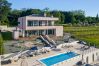 Villa a Sveta Nedelja - Luxury Villa Callista near Labin with kids playground, fitness and heated pool