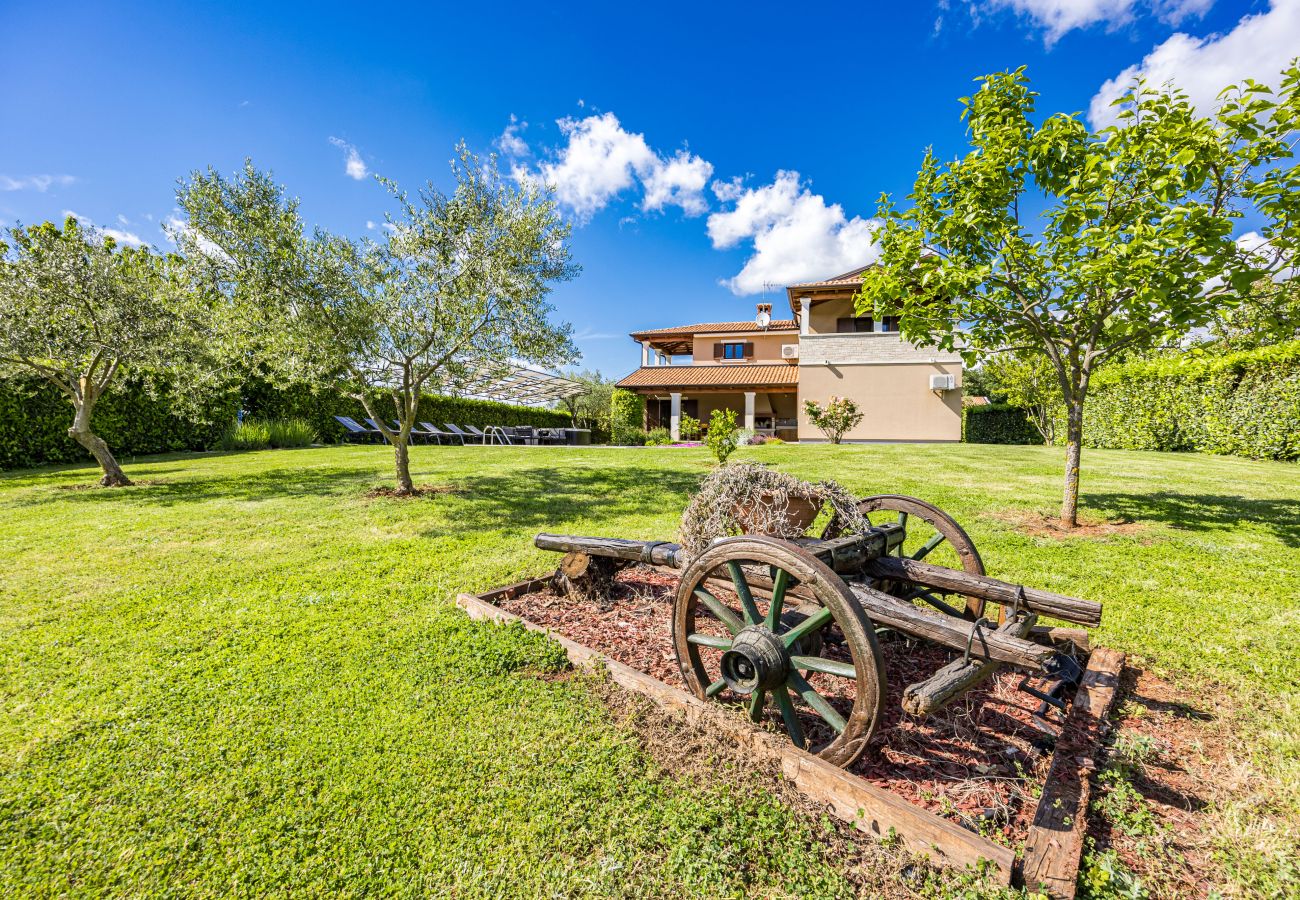 Villa a Tinjan - Villa Roza in Central Istria with whirlpool and playground for kids - pet friendly  
