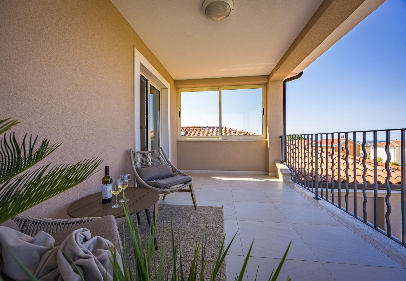 Villa a Krancici - Villa Silvia near Poreč for 10 people with infinity pool and large playground