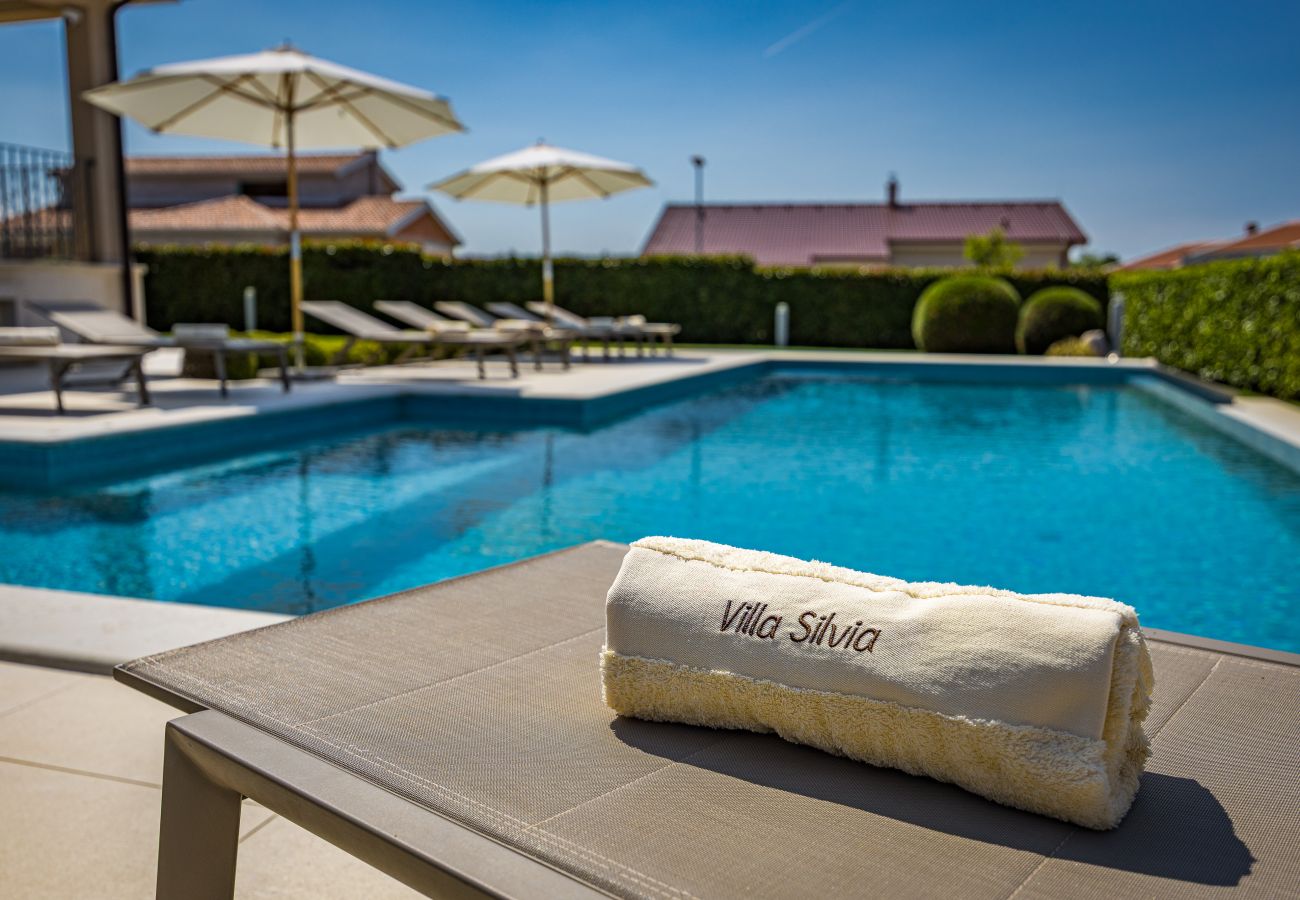 Villa a Krancici - Villa Silvia near Poreč for 10 people with infinity pool and large playground