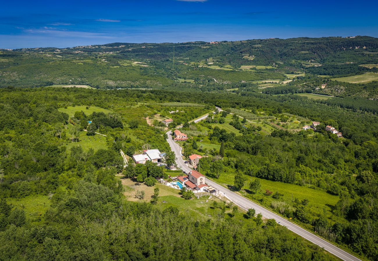 Villa a Žudetici - Villa Blazeni Miroslav Bulesic in Central Istria for 8 people with private heated pool and sauna