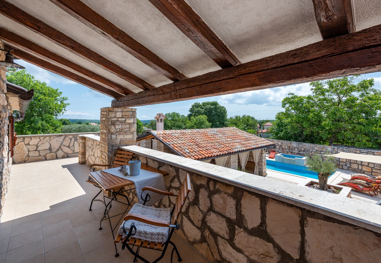 Villa a Marcana - Villa Casa di Roccia for 8 people in Central Istria - pet friendly with heated pool & jacuzzi
