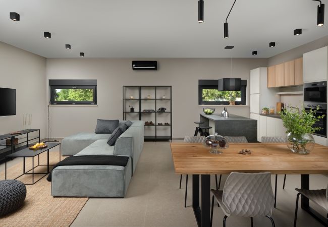 Villa a Gajana - Villa Median for 10 people with sea view, kids playground & pet friendly - only 3 km from beach  Villa a Gajana - Villa Median for 10 people with sea view, kids playground & pet friendly - only 3 km from beach