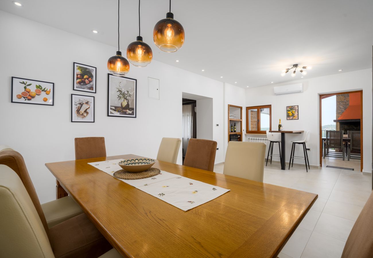 Villa a Zamaski Dol - Villa Zamask for 7 people in Central Istria with jacuzzi & sauna