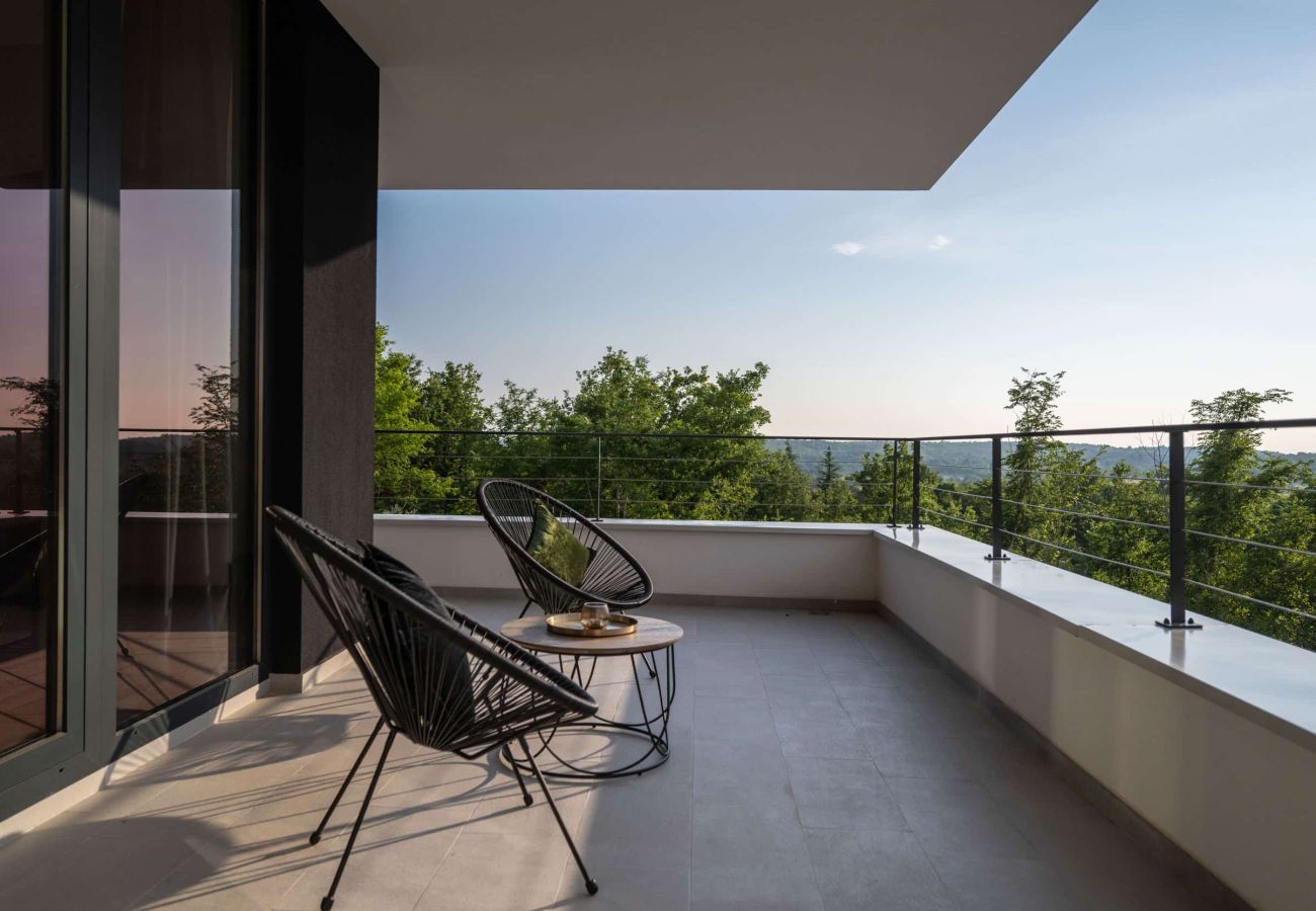 Villa a Šterna - Luxury Villa She for 6 people with 61 m2 private pool, kids playground & sport activities on-side