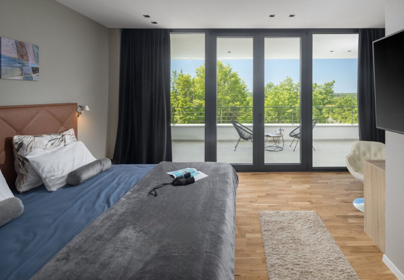 Villa a Šterna - Luxury Villa She for 6 people with 61 m2 private pool, kids playground & sport activities on-side