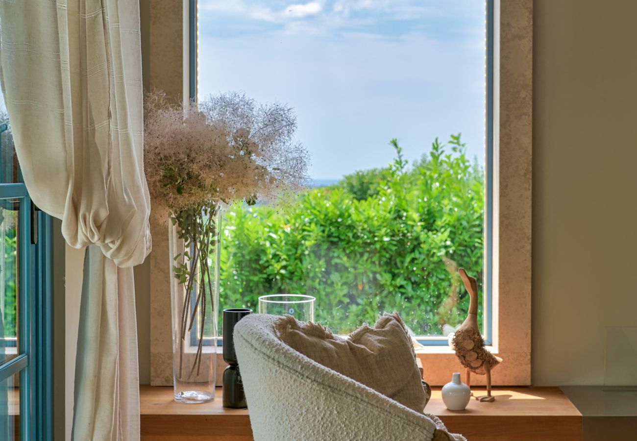 Villa a Vardica - Villa Figlica for 6 people near Umag with private pool, jacuzzi & sea view - pet friendly