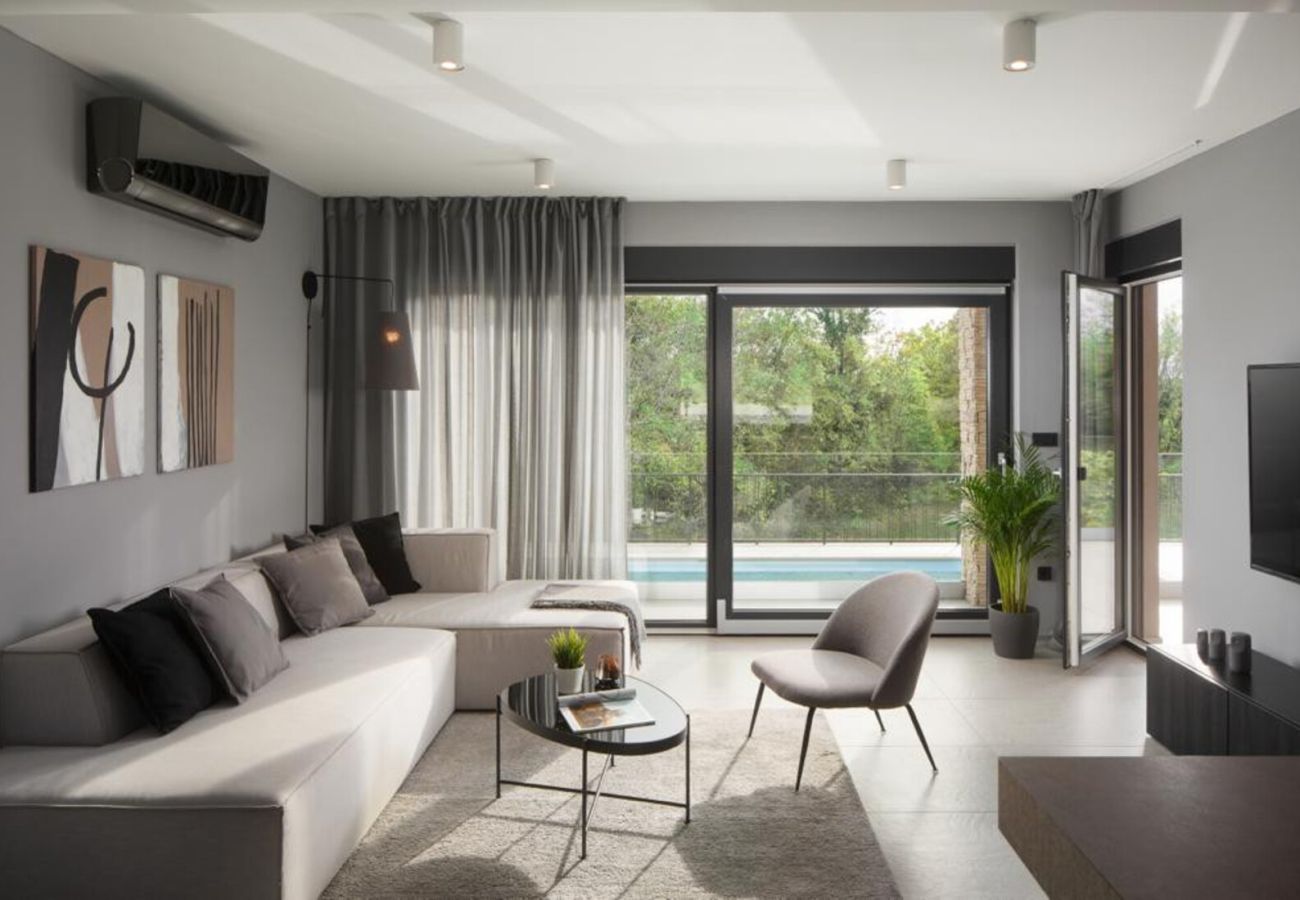 Villa a Nedešcina - Villa AntheaPaola near Labin - Rabac for 8 people with heated private pool and  children playground