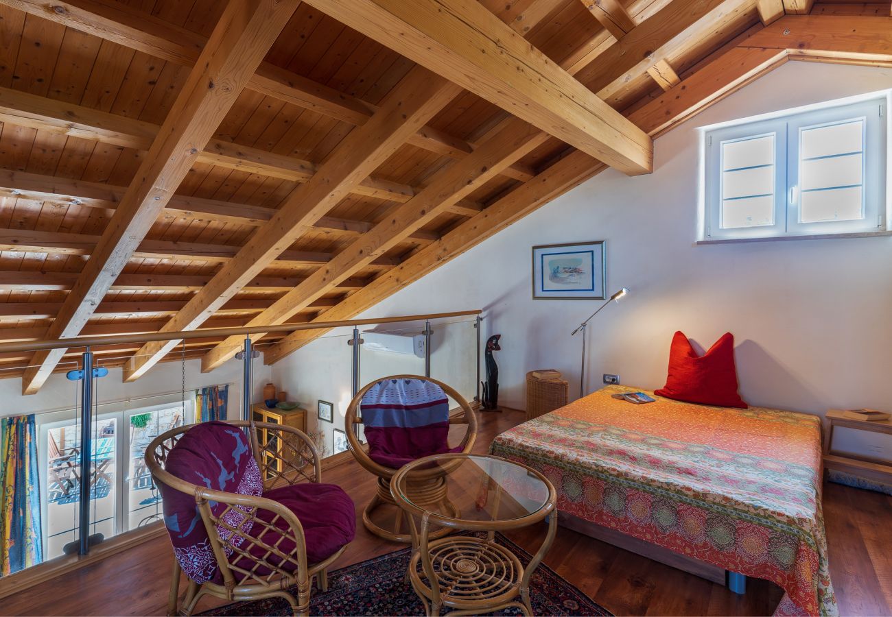 Villa a Brgod - Villa Arte for 6 people near Labin - Rabac for 6 people with sea view & private pool
