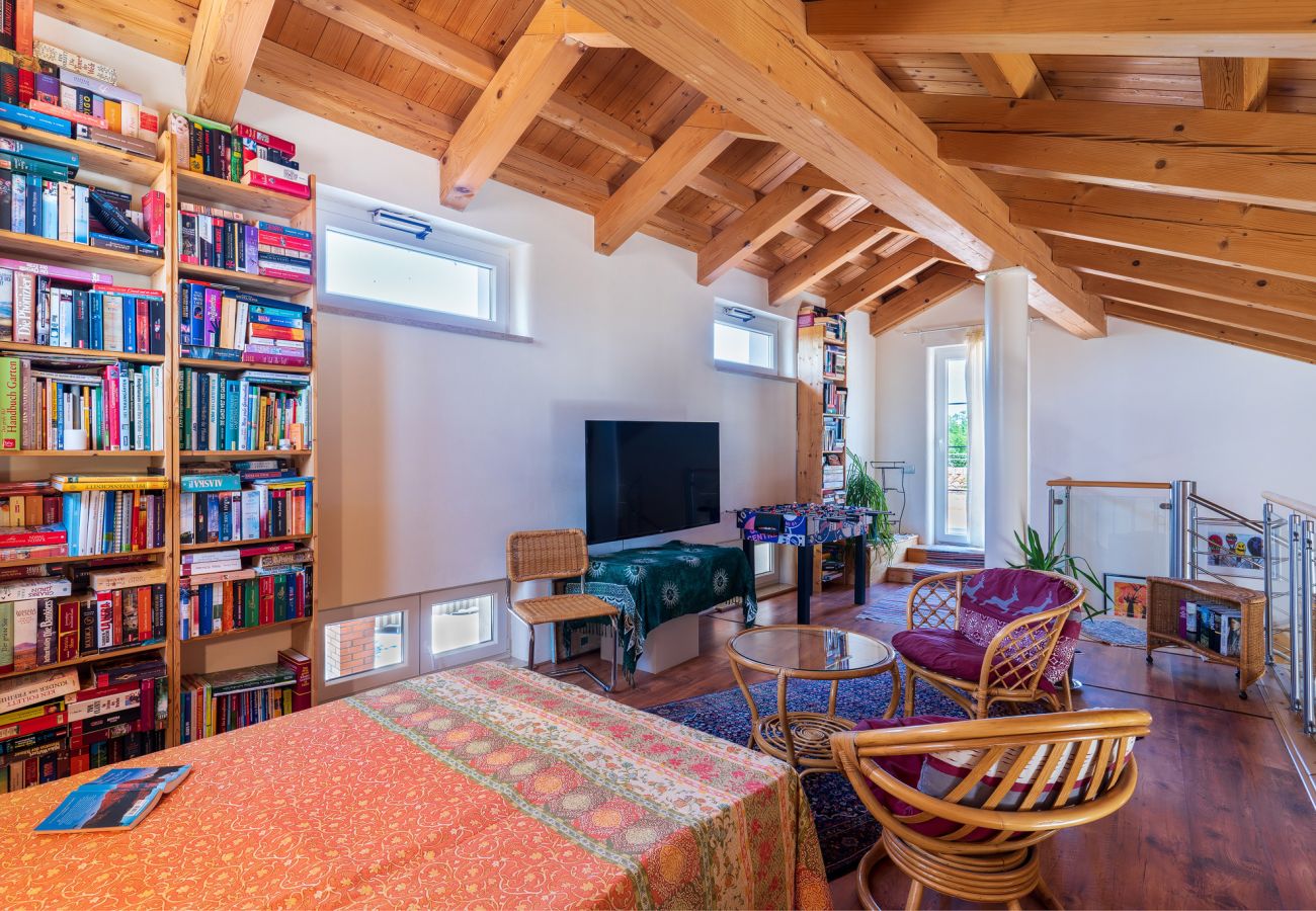 Villa a Brgod - Villa Arte for 6 people near Labin - Rabac for 6 people with sea view & private pool