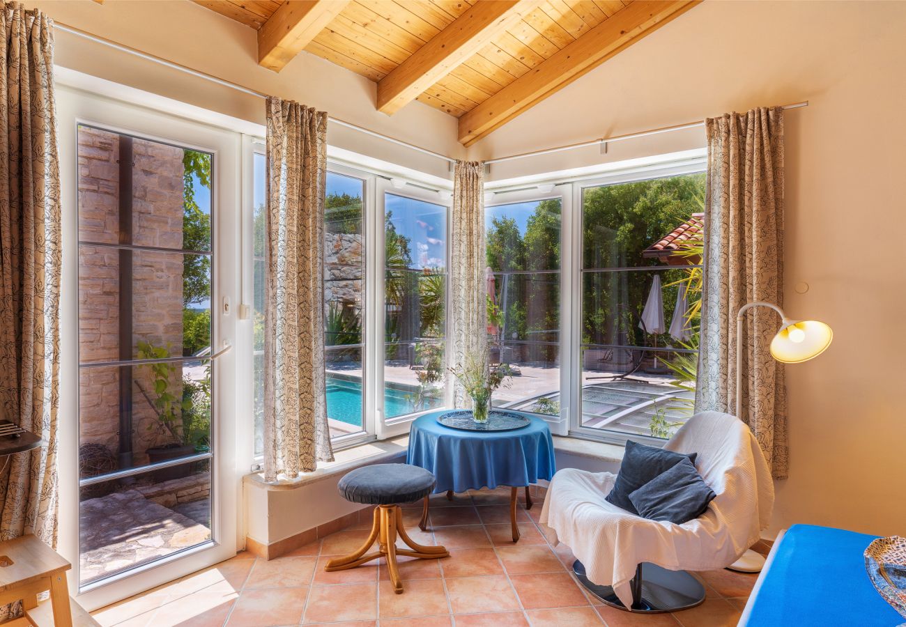 Villa a Brgod - Villa Arte for 6 people near Labin - Rabac for 6 people with sea view & private pool