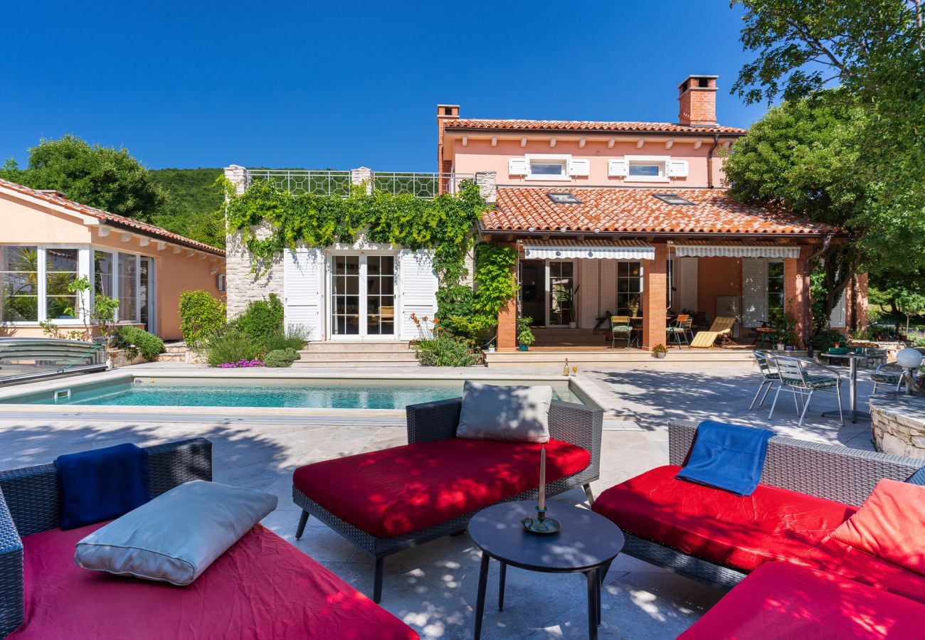 Villa a Brgod - Villa Arte for 6 people near Labin - Rabac for 6 people with sea view & private pool