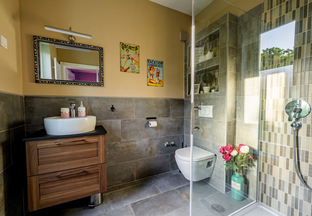 Villa a Juršici - Villa Desire for 10 people in Central Istria with private 53 m2 pool and pet friendly 