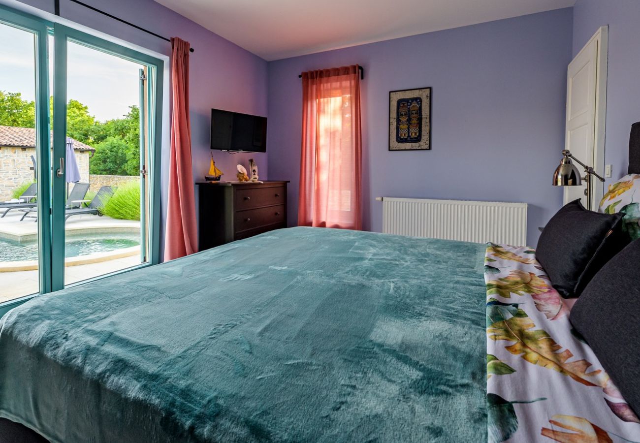 Villa a Juršici - Villa Desire for 10 people in Central Istria with private 53 m2 pool and pet friendly 