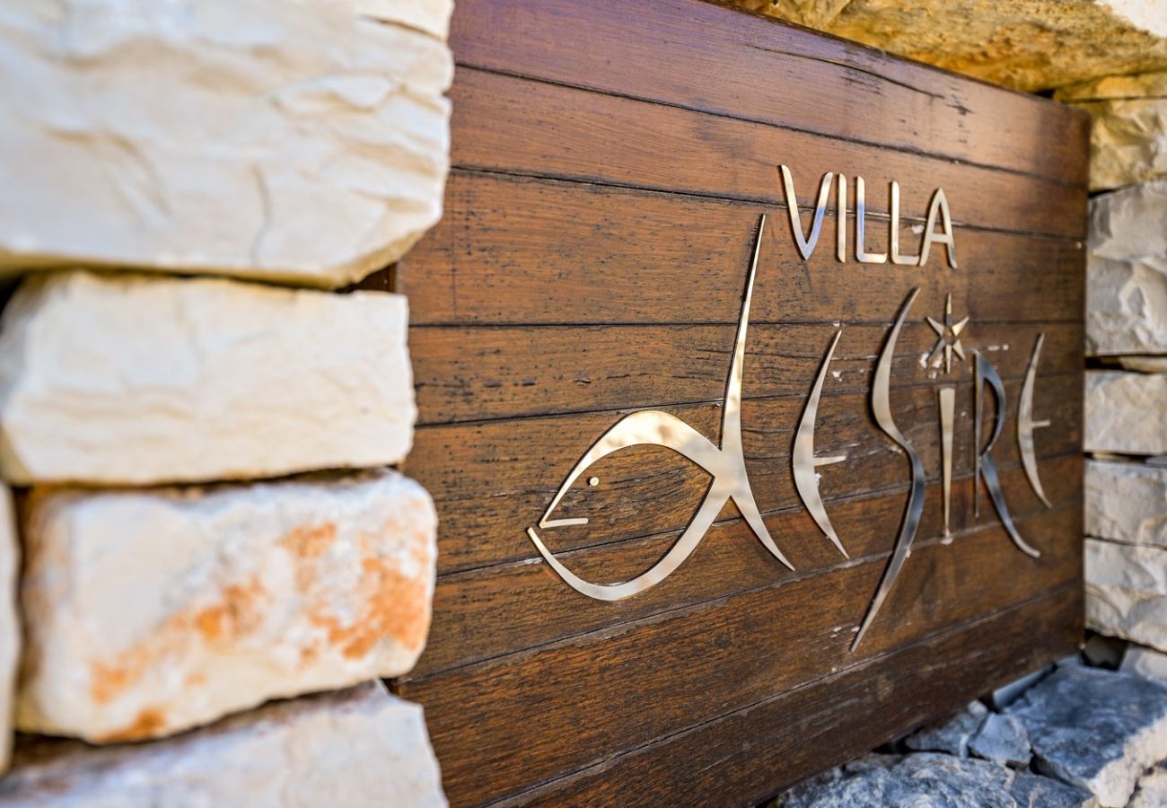 Villa a Juršici - Villa Desire for 10 people in Central Istria with private 53 m2 pool and pet friendly 