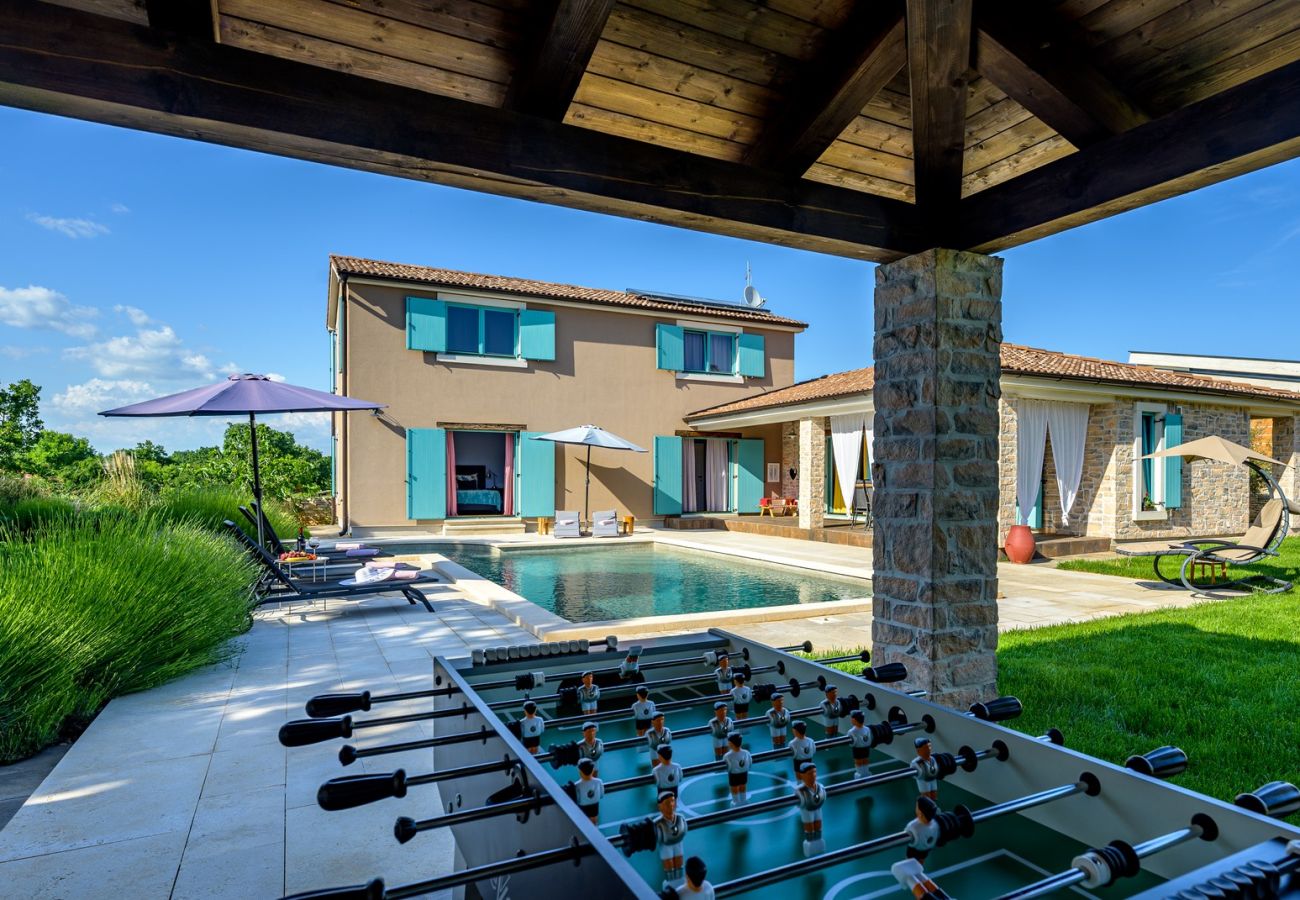 Villa a Juršici - Villa Desire for 10 people in Central Istria with private 53 m2 pool and pet friendly 