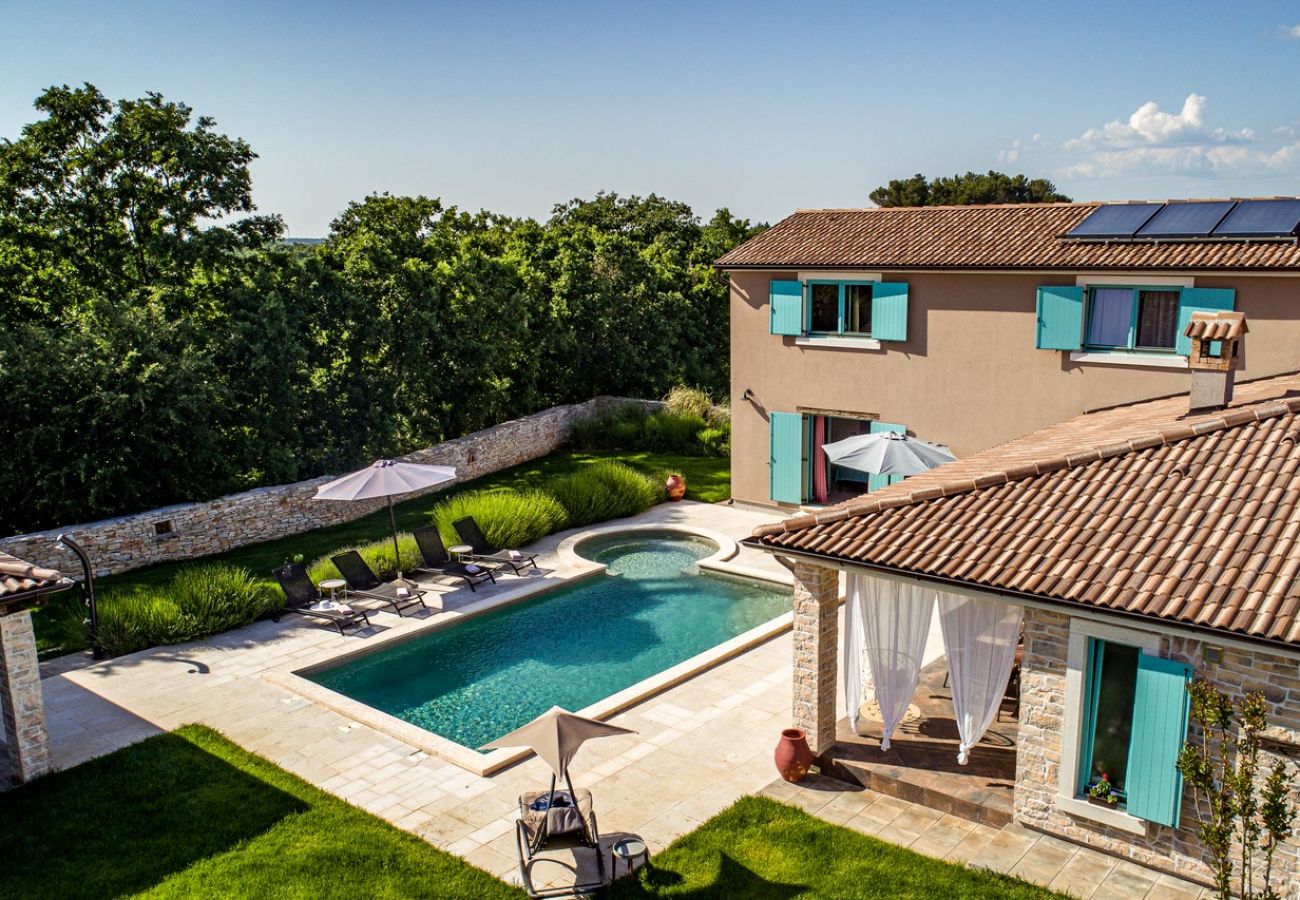 Villa a Juršici - Villa Desire for 10 people in Central Istria with private 53 m2 pool and pet friendly 