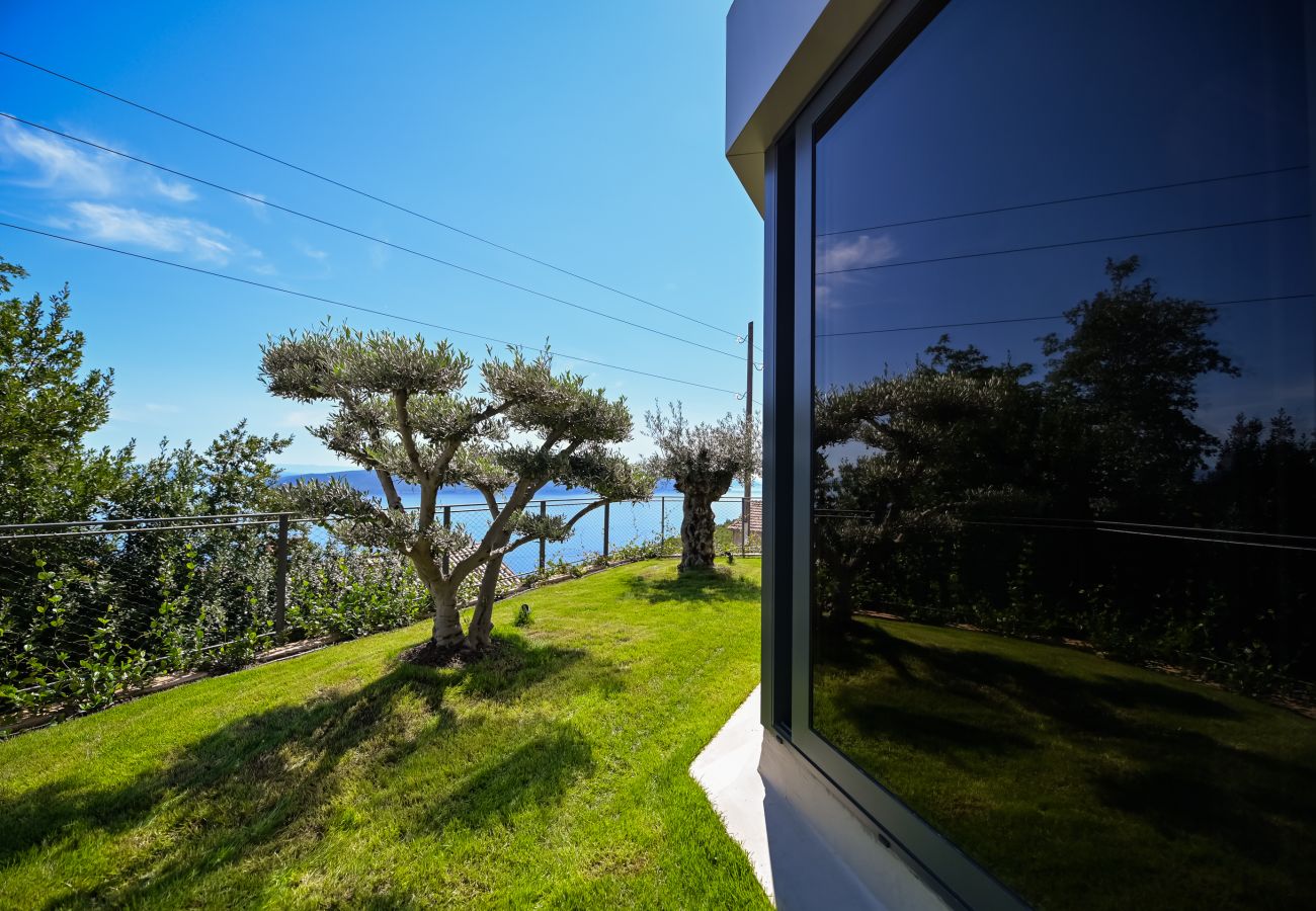 Villa a Mošcenice - Luxury Villa Vista Hills for 14 persons near Opatija with heated pool, sea view & wellness 