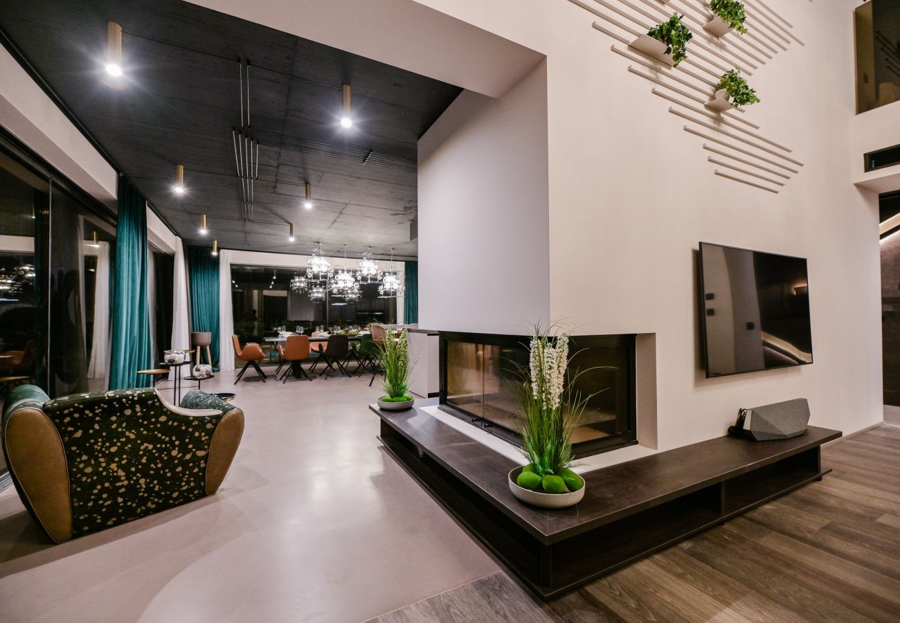 Villa a Mošcenice - Luxury Villa Vista Hills for 14 persons near Opatija with heated pool, sea view & wellness 