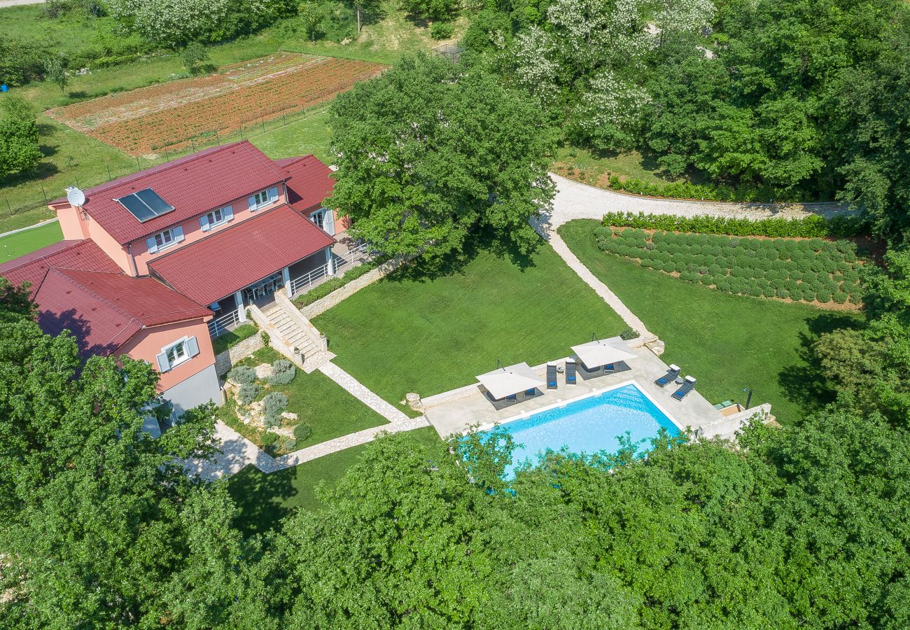Villa a Modrušani - Villa Tre Colonne for 10 persons in Central Istria with 60 m2 private pool & sauna 