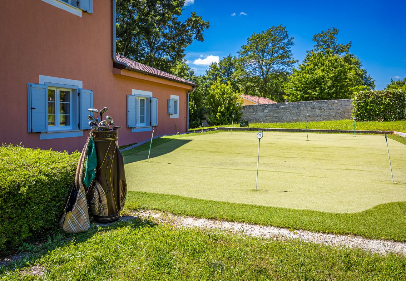 Villa a Modrušani - Villa Tre Colonne for 10 persons in Central Istria with 60 m2 private pool, mini golf & sauna 
