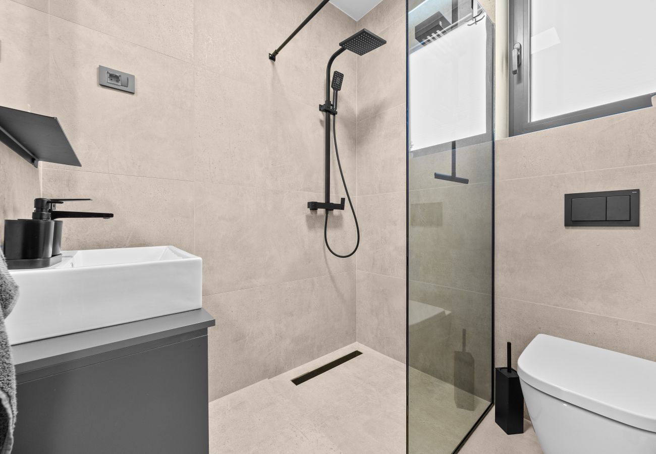 Villa a Ližnjan - Villa Malena near Medulin for 8 persons with 51 m2 heated pool, wellness & beautiful sea view