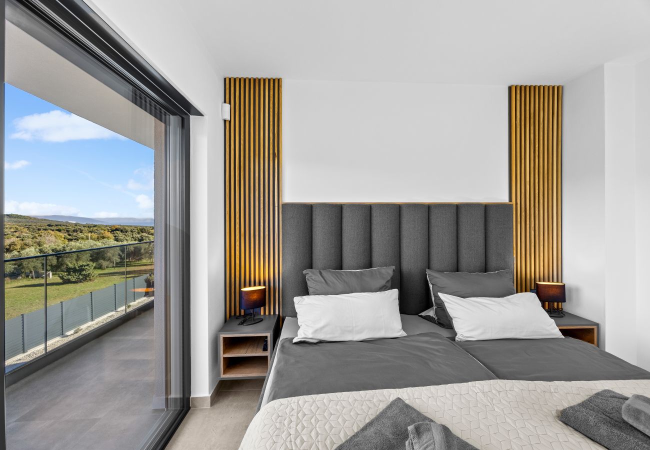 Villa a Ližnjan - Villa Malena near Medulin for 8 persons with 51 m2 heated pool, wellness & beautiful sea view