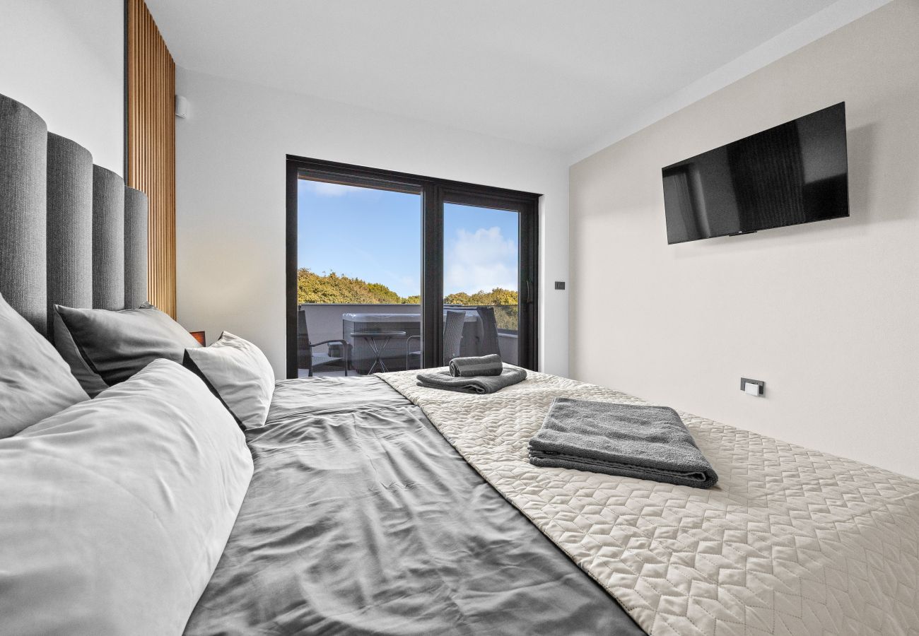 Villa a Ližnjan - Villa Malena near Medulin for 8 persons with 51 m2 heated pool, wellness & beautiful sea view