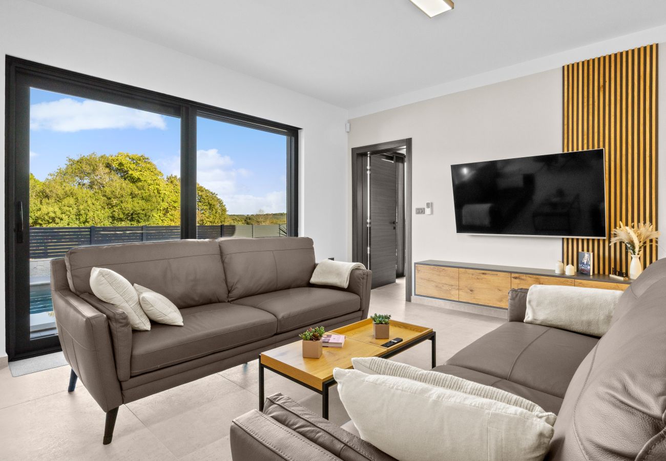 Villa a Ližnjan - Villa Malena near Medulin for 8 persons with 51 m2 heated pool, wellness & beautiful sea view